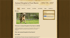 Desktop Screenshot of eastbarrieanimalhospital.com